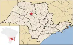 Location in São Paulo state