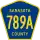 County Road 789A marker