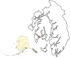 Location in Ketchikan Gateway Borough, Alaska