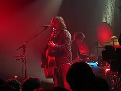 Singing in a Saybia concert in 2005