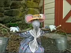 Marionettes in action in an instore app "A Tale of Two Mice" by Sydney Delle Donne