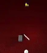 Aerial view of setup