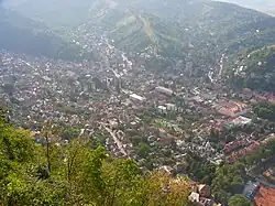 Șchei seen from Tâmpa Mountain