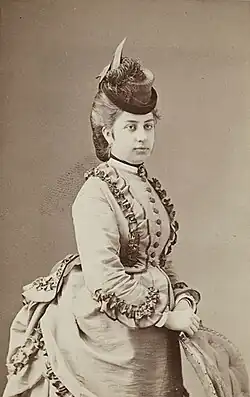 Carl Robert's second wife Sofia Nordenstam, 1872