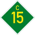 C15 road shield}}
