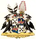 Coat of arms of Barons Schimmelpfennig von der Oye in Prussia