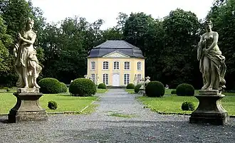 The Sophienlust Pavilion at Schloss Burgk in the Thuringian Highlands