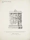 Drawing of sculptures