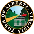 Official seal of Alberta, Virginia