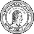 Official seal of Hamilton, Massachusetts