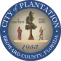 Official seal of Plantation