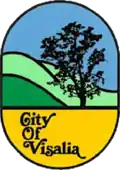 Official logo of Visalia, California