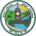 Official seal of West Union, West Virginia