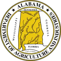 Seal of the Alabama Department of Agriculture and Industries