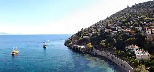 Dockyard from Seljuk era in Alanya