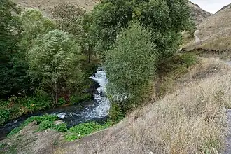 Scenery around Shaki river
