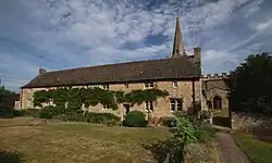 Timber Yard Cottages, a row of Tudor homes in Shellingford built in the 1560s[9]