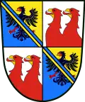 Combined coat of arms of Jankovský z Vlašimi.