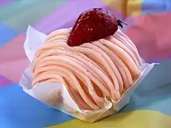 Japanese Strawberry Mont Blanc