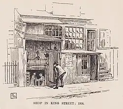 Shop in King's Street, 1906