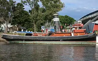 Forceful docked at the Queensland Maritime Museum in 2015