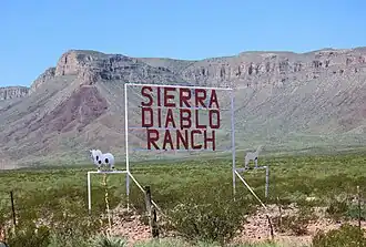 12,800 acre Sierra Diablo Ranch north of Van Horn