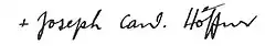 Joseph Höffner's signature
