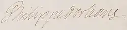 Philippe's signature
