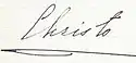 Prince Christopher's signature
