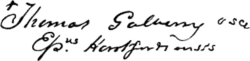 Thomas Galberry's signature
