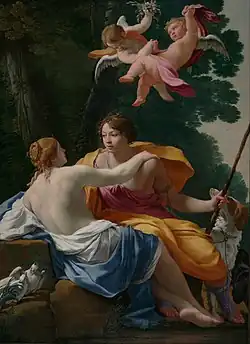 Simon Vouet, Venus and Adonis, c. 1642