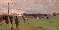 Arthur Streeton, The National Game, 1889