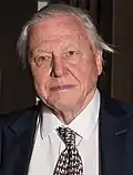 David Attenborough, English broadcaster, biologist, natural historian and writer.