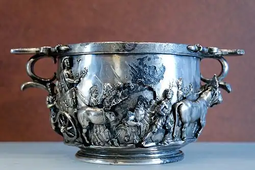 Image 16Silver cup, from the Boscoreale Treasure (early 1st century AD) (from Roman Empire)