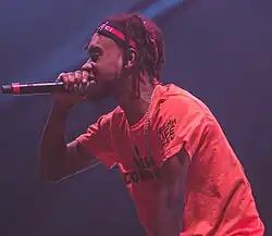 Slim Jxmmi performing in 2016
