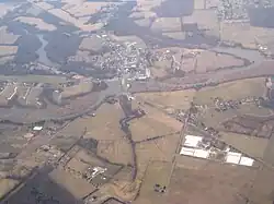 Aerial photo of Quinton