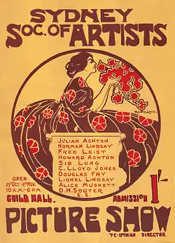 Society of Artists exhibition poster, 1907