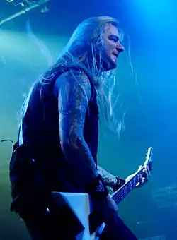 Antonsson with Soilwork in 2007