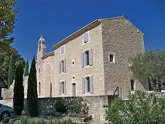 The town hall and church of Solérieux