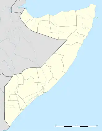 Cal Miskaad is located in Somalia