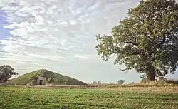 Soulton Long Barrow, an example of the modern barrows
