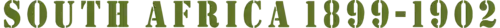 South Africa 1899-1902