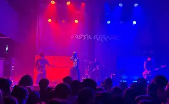 South Arcade performing in London, 2025