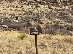 Cathy Johnson trail marker