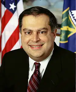 Spencer Abraham Secretary of Energy (announced January 2, 2001)[55]