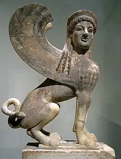 Sphinx, Greece,  530 BCE