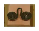 Copper spiral ornament, Fatyanovo culture