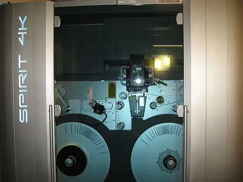 Spirit Datacine 4k with the doors closed