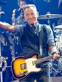 Bruce Springsteen performing in 2024