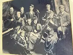 Squire Family photo taken 20 April 1888